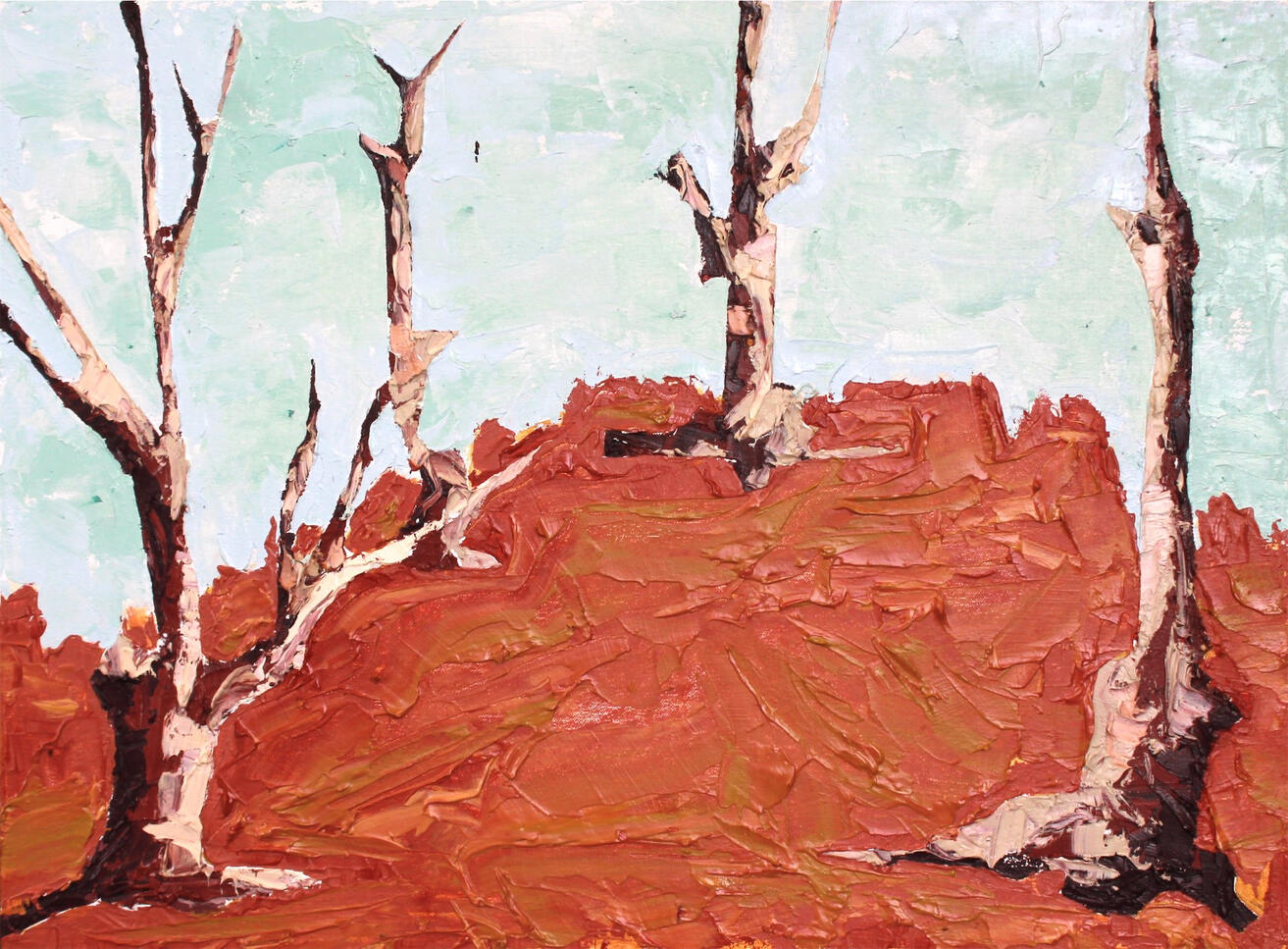 before its over 2025 oil on canvas 24''x18'' $80